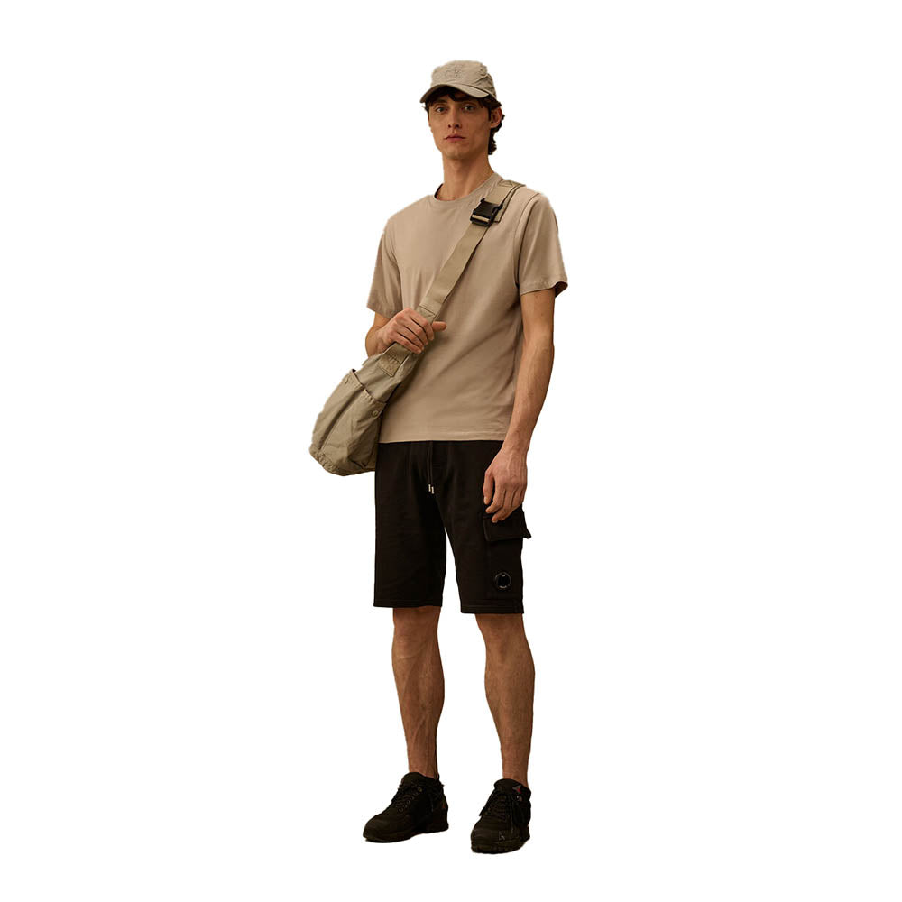 LIGHT FLEECE CARGO LENS SWEATSHORTS