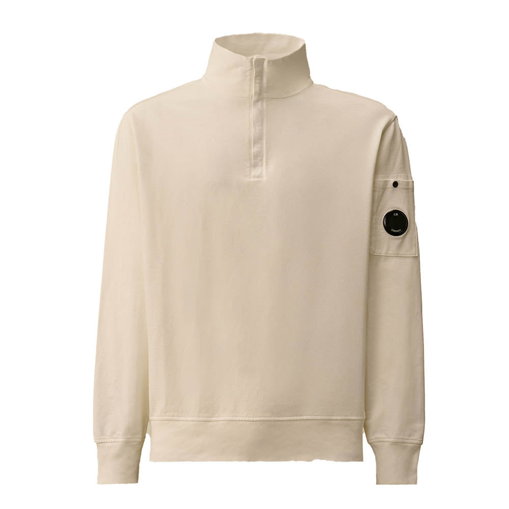 LIGHT FLEECE HALF ZIP LENS SWEATSHIRT