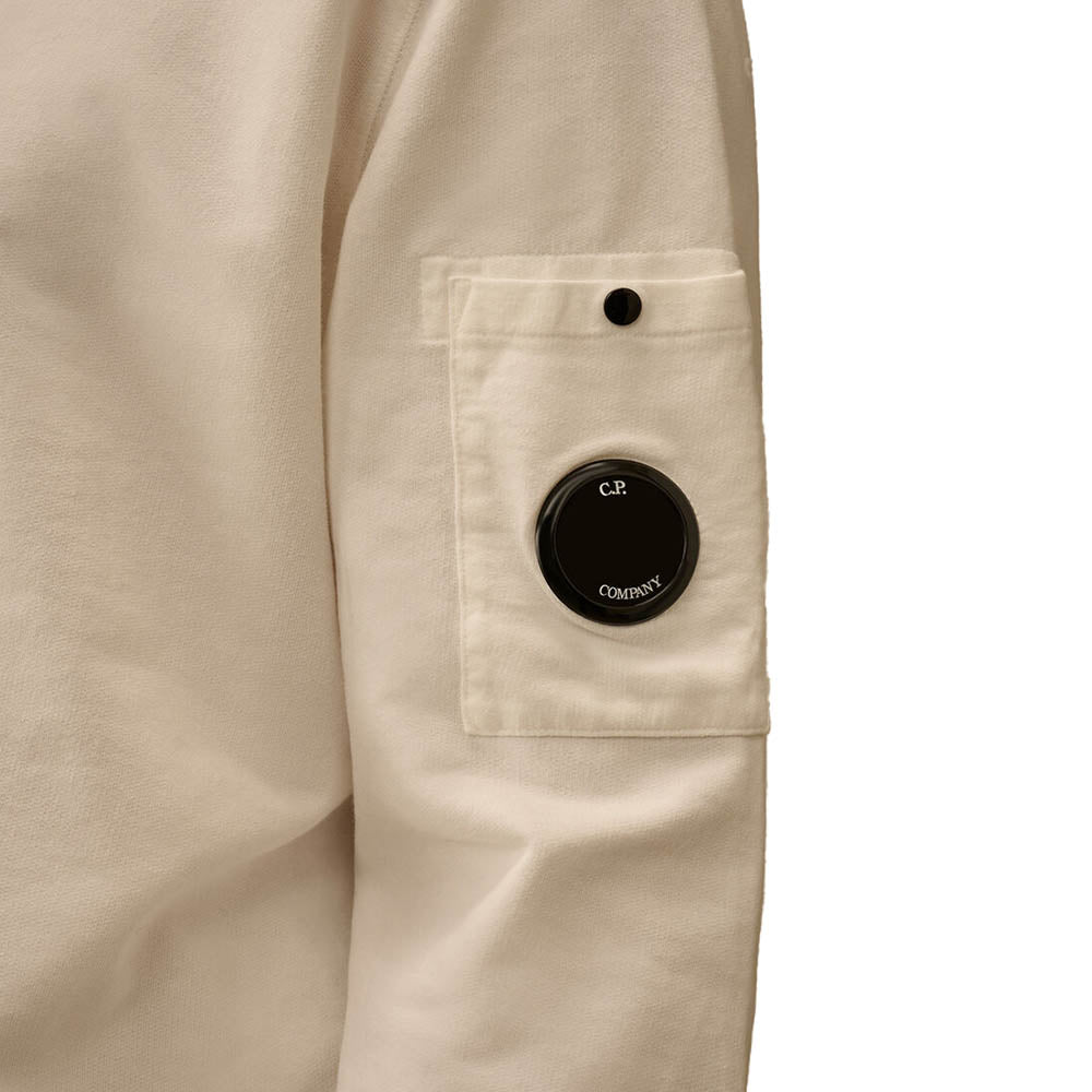 LIGHT FLEECE HALF ZIP LENS SWEATSHIRT