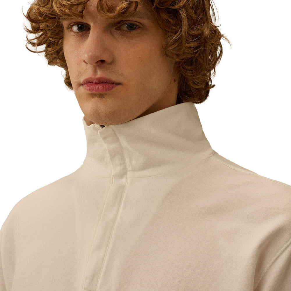 LIGHT FLEECE HALF ZIP LENS SWEATSHIRT