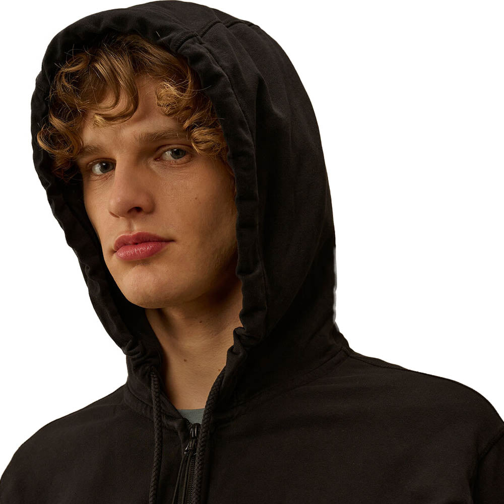 LIGHT FLEECE ZIP HOODED LENS SWEATSHIRT