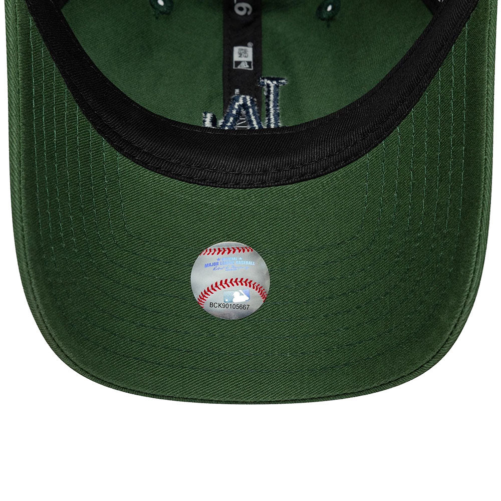 LA DODGERS MLB WASHED SCRIPT DARK GREEN 9TWENTY CAP
