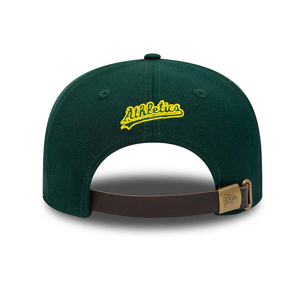 OAKLAND ATHLETICS COOPERSTOWN MULTI PATCH GREEN 9FIFTY STRAPBACK CAP