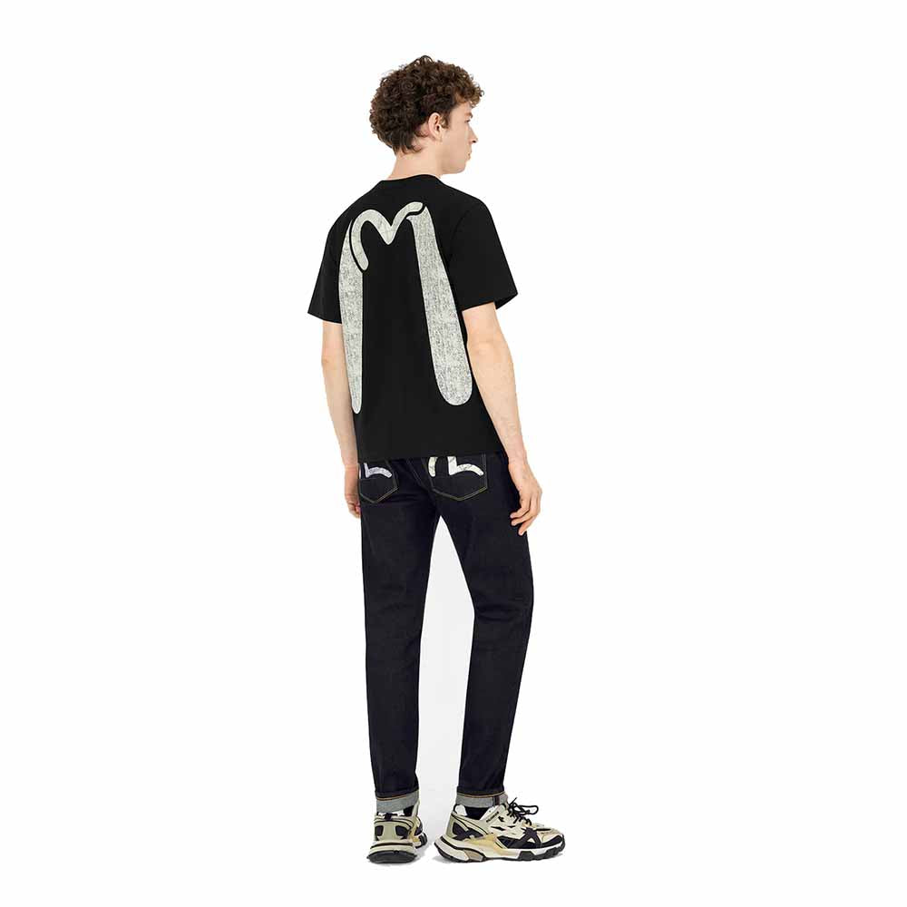 WEATHERED SEAGULL DAICOCK PRINT REGULAR FIT T-SHIRT