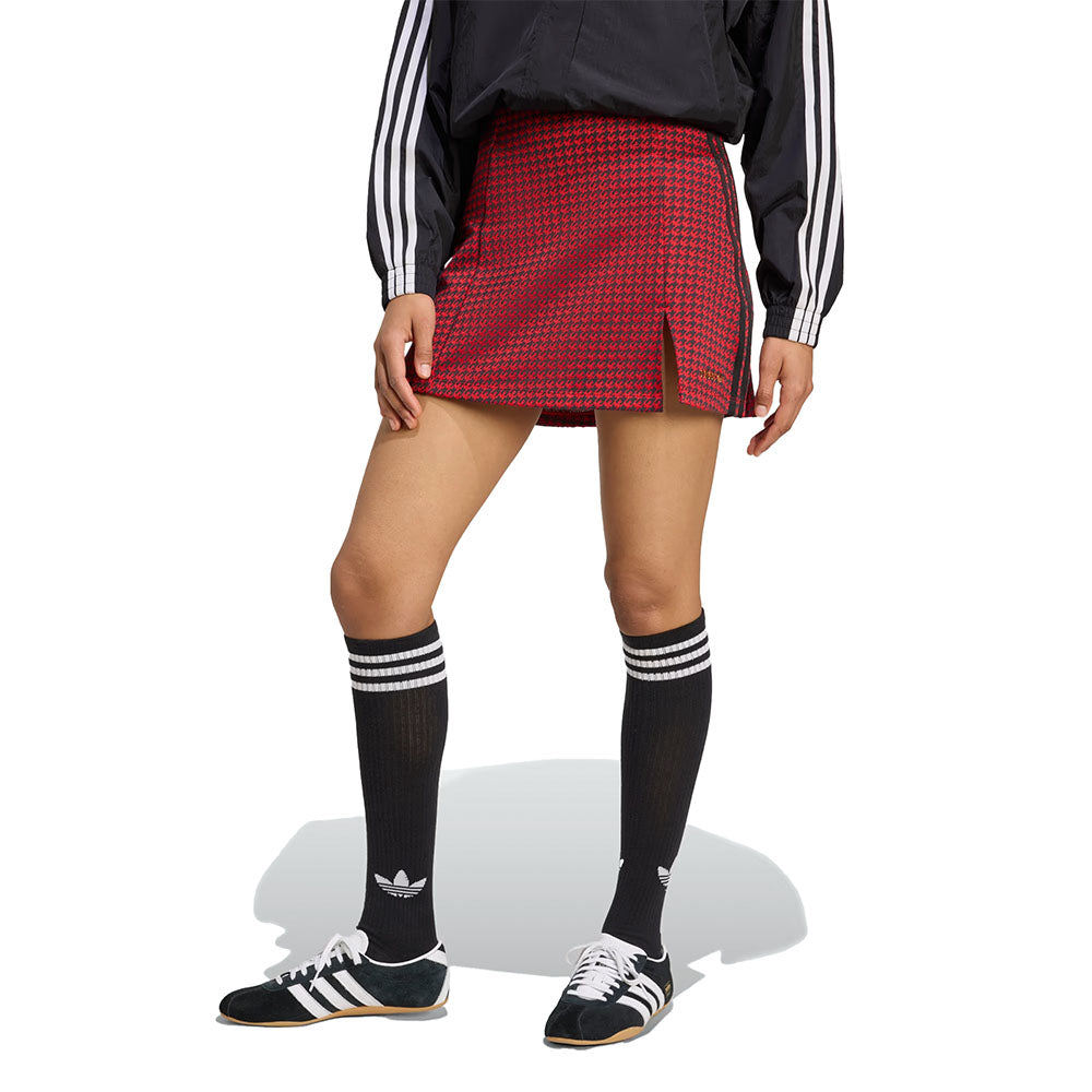 HOUNDSTOOTH TAILORED SKIRT