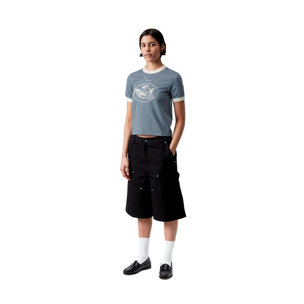 W' S/S REMINISCING RINGER T-SHIRT