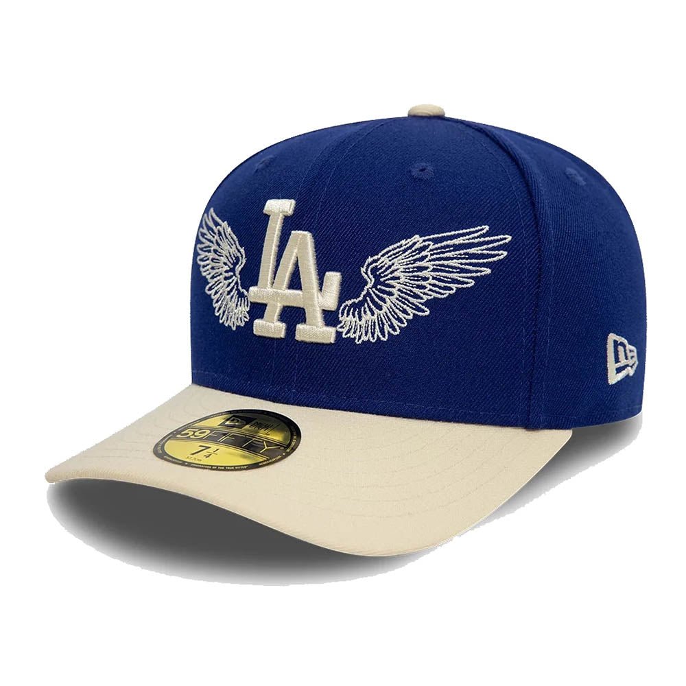 LA DODGERS MLB TEAM WINGS NAVY 59FIFTY CAP