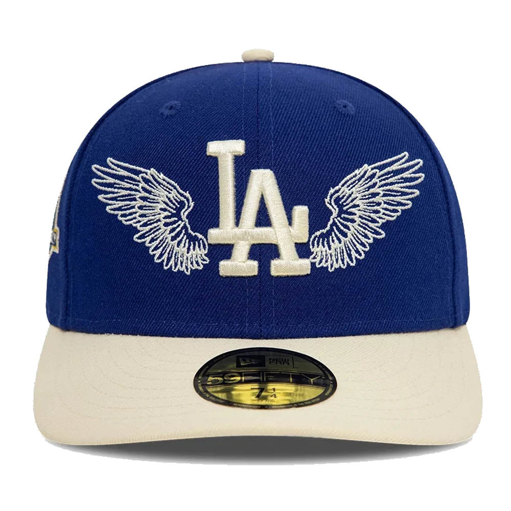 LA DODGERS MLB TEAM WINGS NAVY 59FIFTY CAP