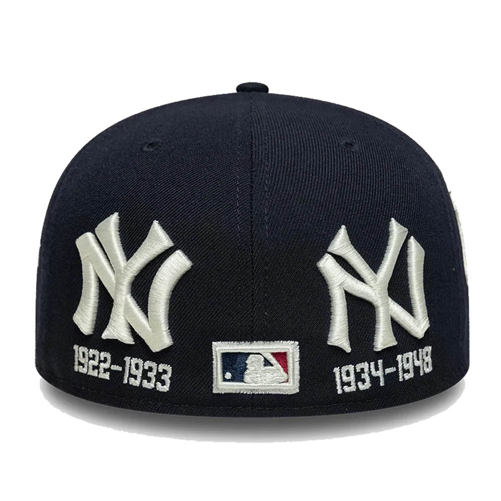 NEW YORK YANKEES MLB HISTORIC NAVY LOW PROFILE 59FIFTY CAP