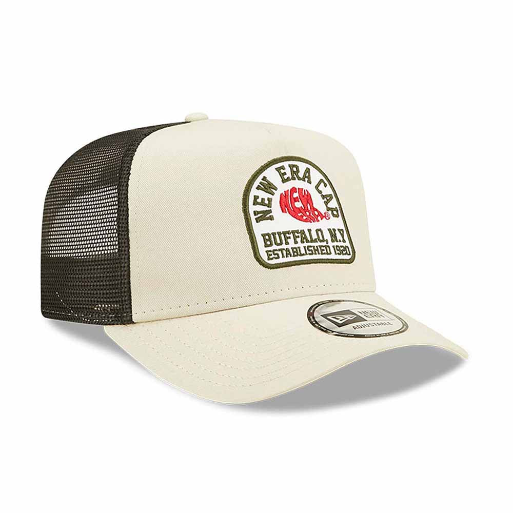 STATE PATCH CREAM A-FRAME TRUCKER CAP