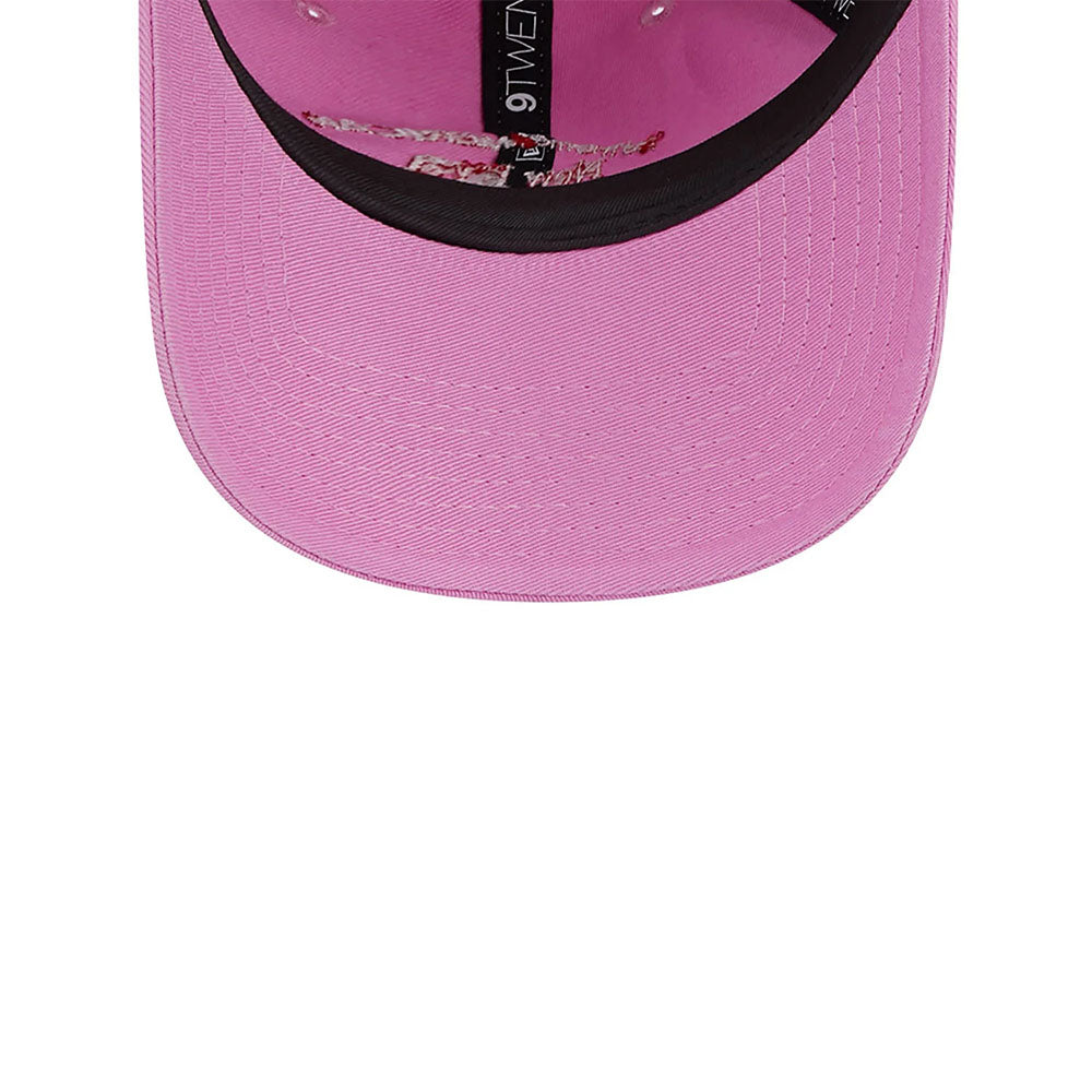 9TWENTY REGOLABILE NEW ERA WASHED WOMENS ROSA