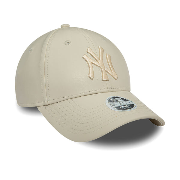 NEW YORK YANKEES FAUX LEATHER STONE 9FORTY ADJUSTABLE CAP
