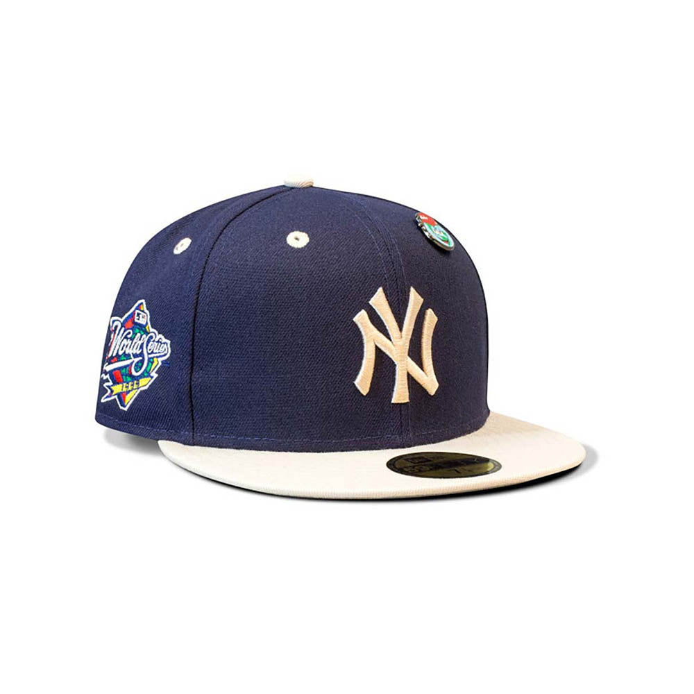 NEW YORK YANKEES MLB WORLD SERIES PIN BLUE 59FIFTY FITTED CAP