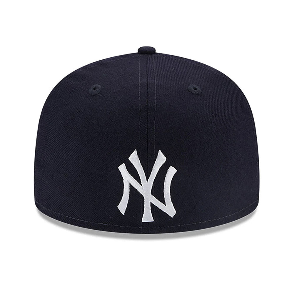 NEW YORK YANKEES REVERSE LOGO NAVY 59FIFTY FITTED CAP