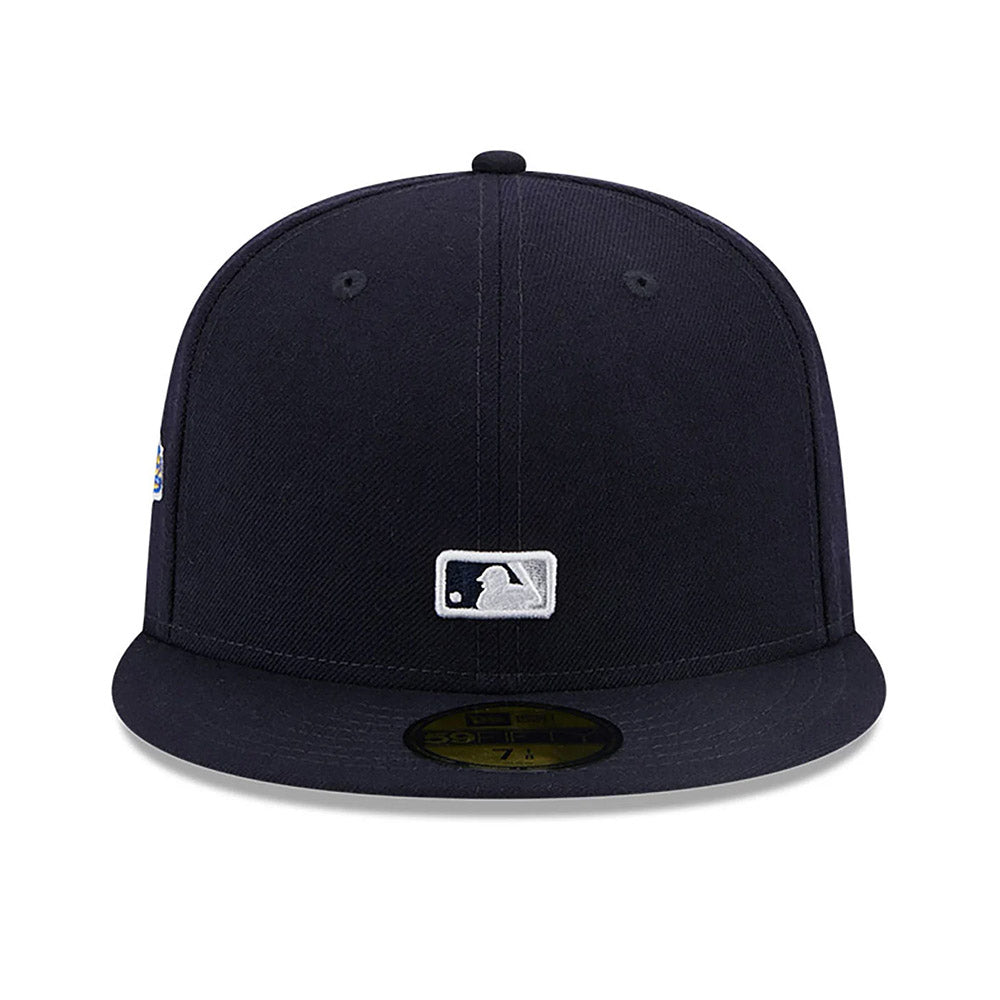 NEW YORK YANKEES REVERSE LOGO NAVY 59FIFTY FITTED CAP
