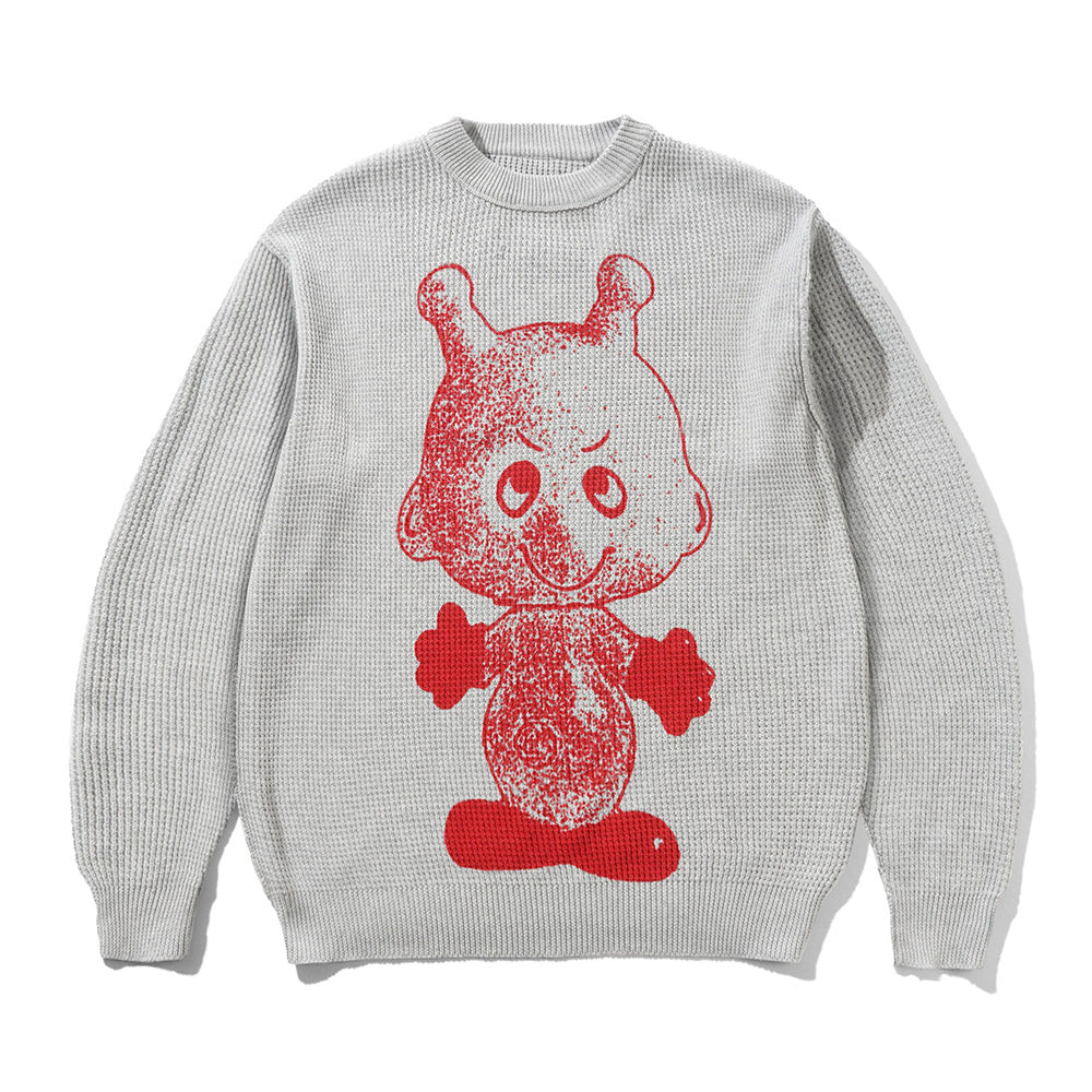 NEWCOMER REVERSIBLE KNIT SWEATER