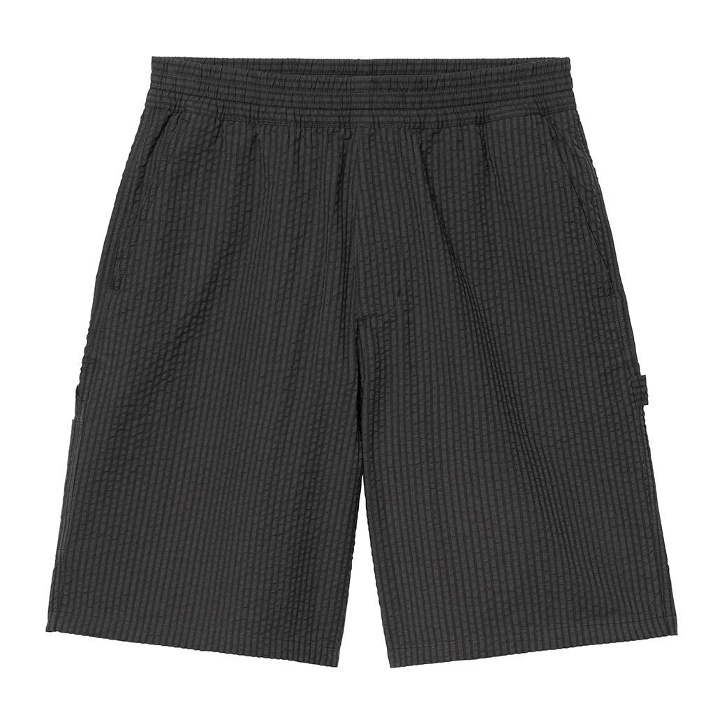 TOLAND SEERSUCKER SHORT BLACK