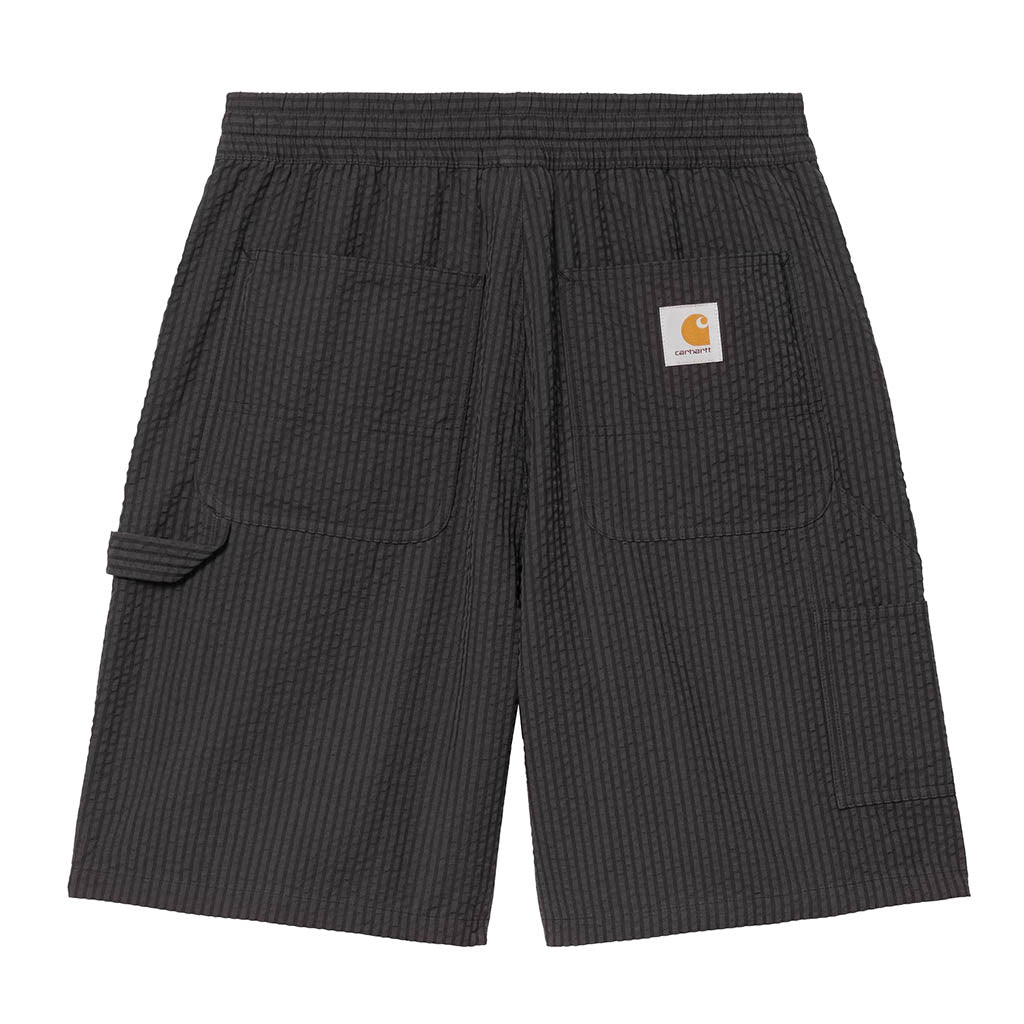 TOLAND SEERSUCKER SHORT BLACK