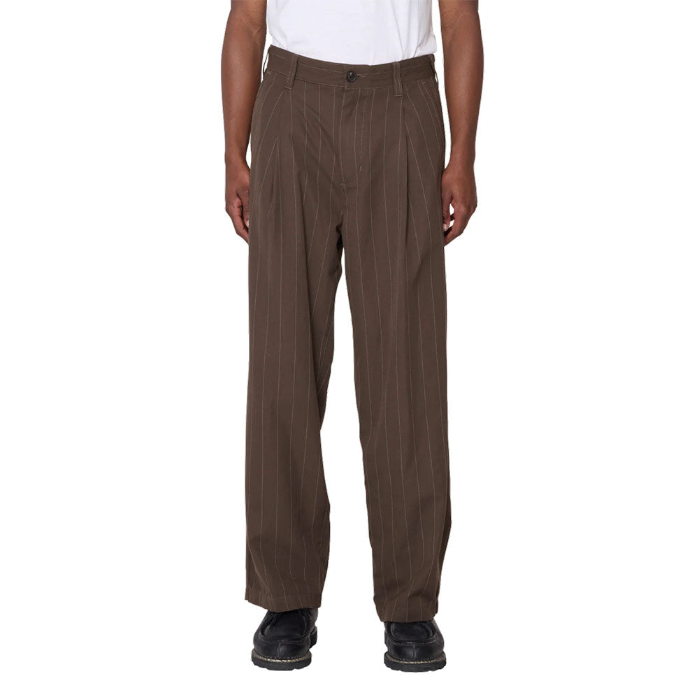 DEAN STRIPE PLEATED PANT