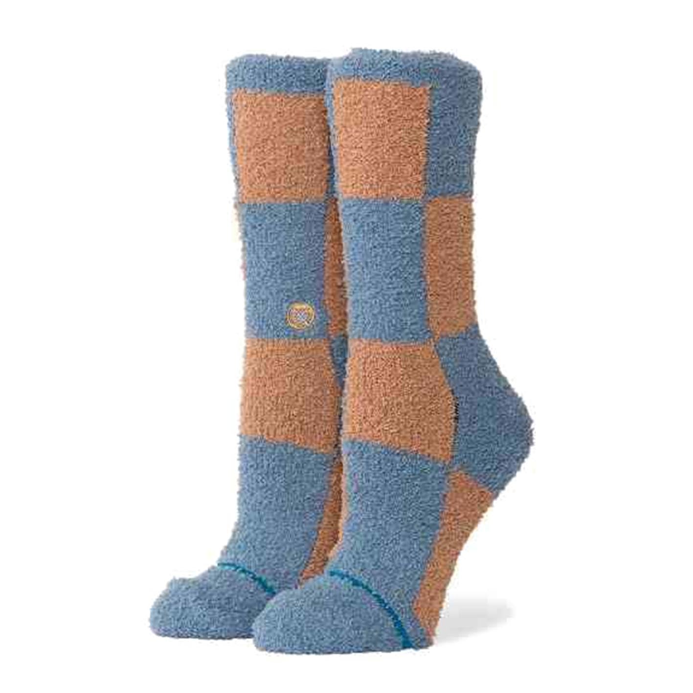 PATCHWORK COZY CREW SOCK