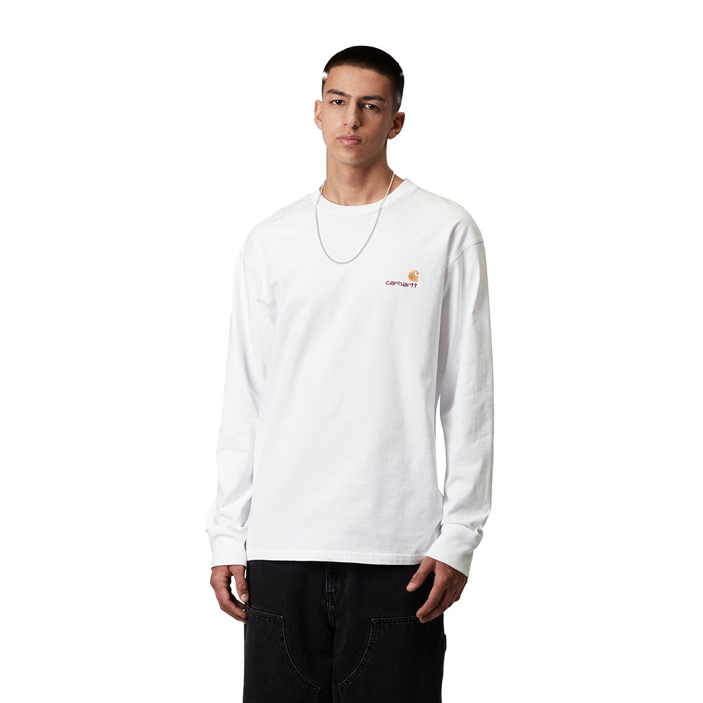 L/S AMERICAN SCRIPT T-SHIRT