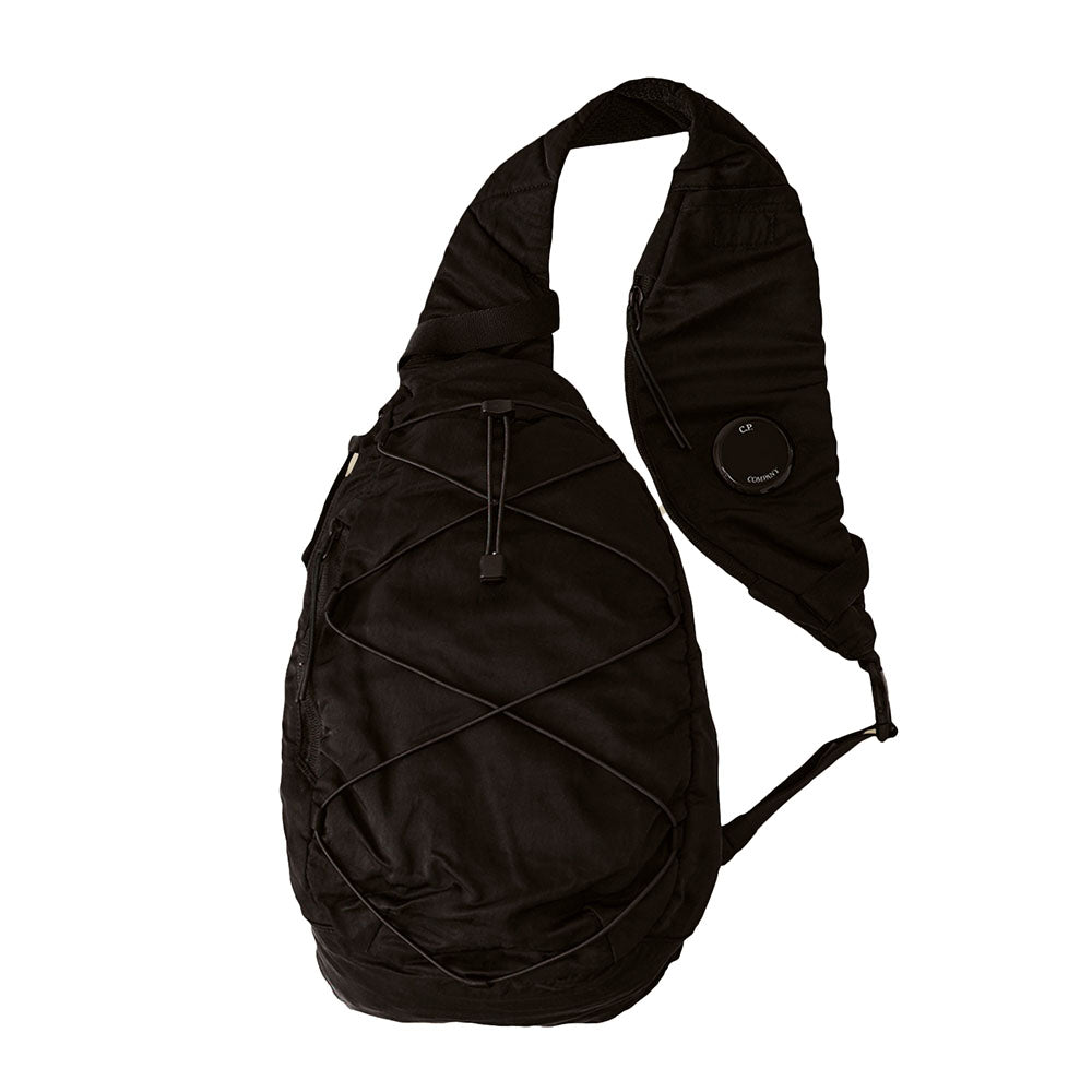 NYLON B CROSSBODY RUCKSACK BLACK