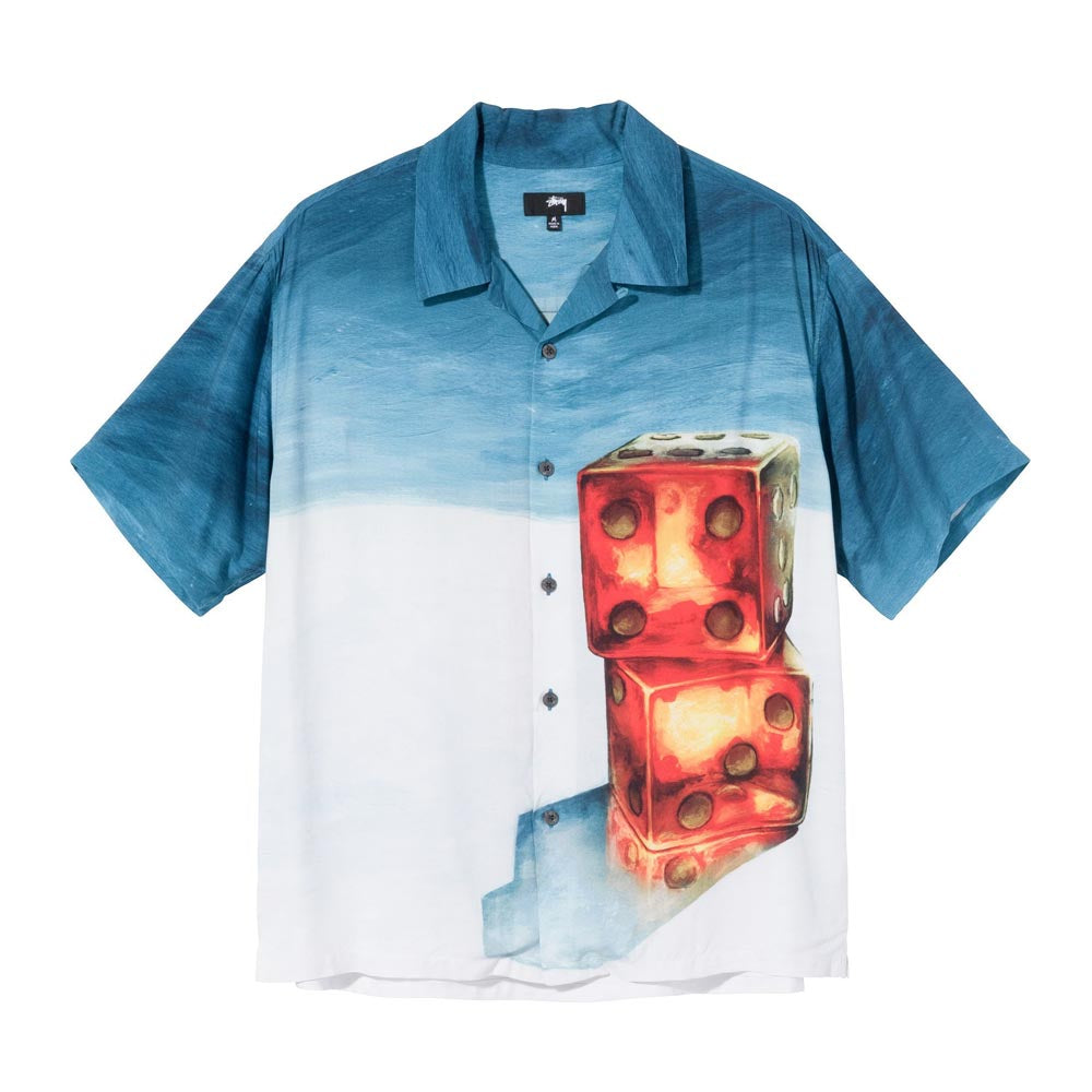 BLUE DICE PAINTING SHIRT