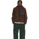 SNAKE JACQUARD SHERPA JACKET