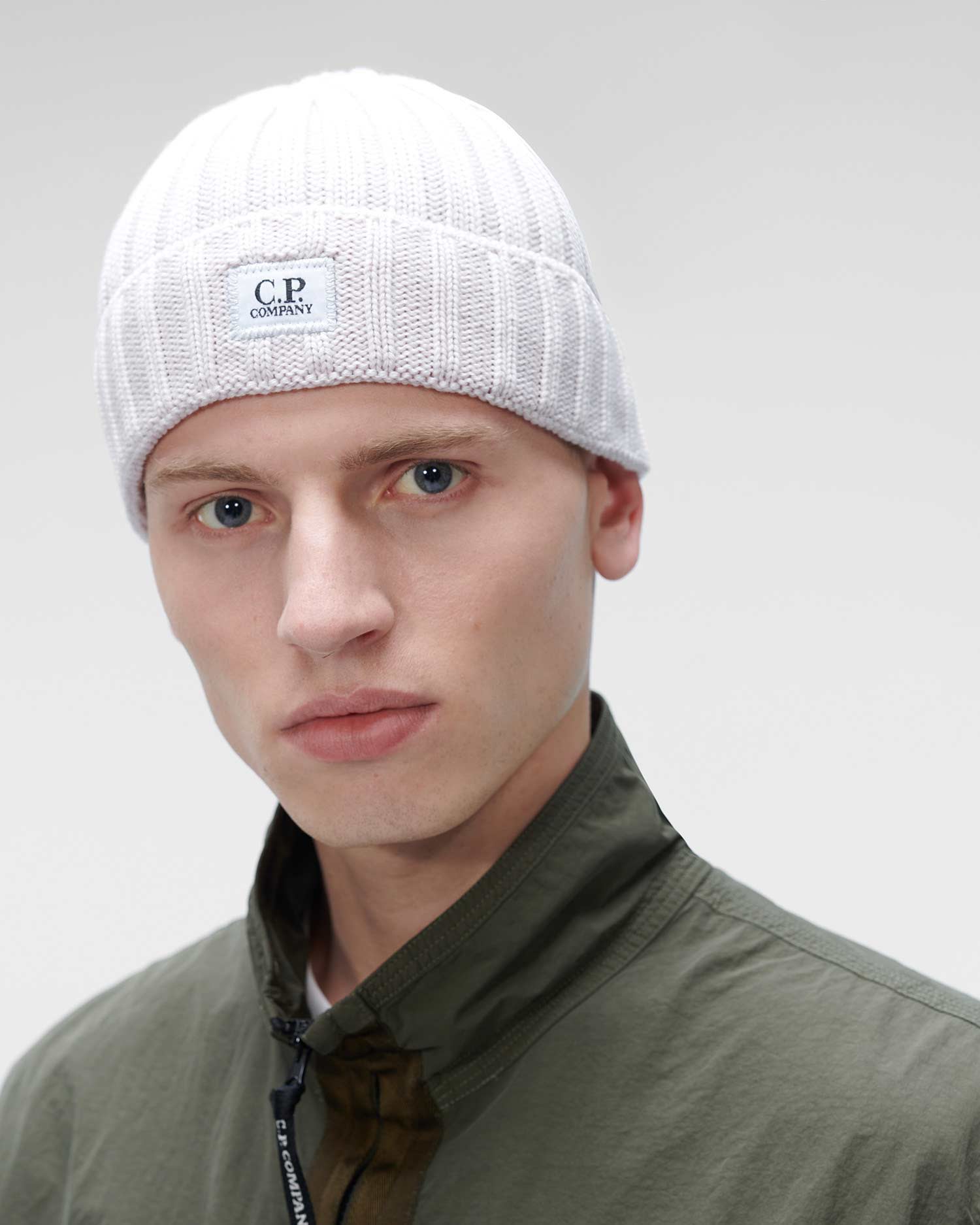 EXTRA FINE MERINO WOOL BEANIE LOGO