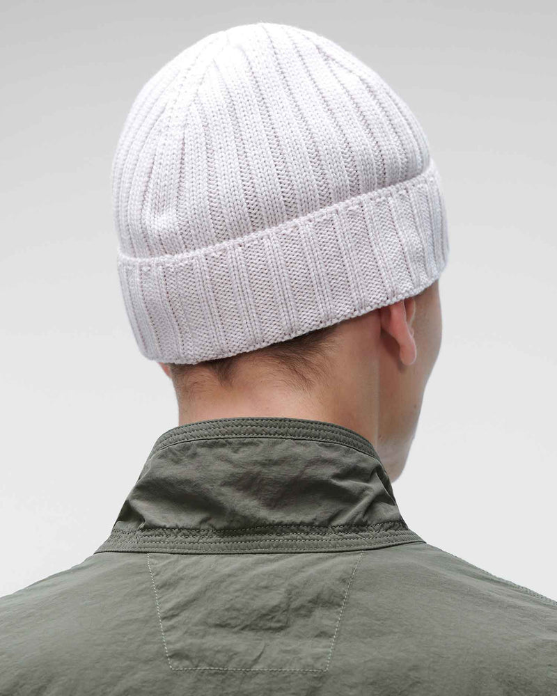 EXTRA FINE MERINO WOOL BEANIE LOGO