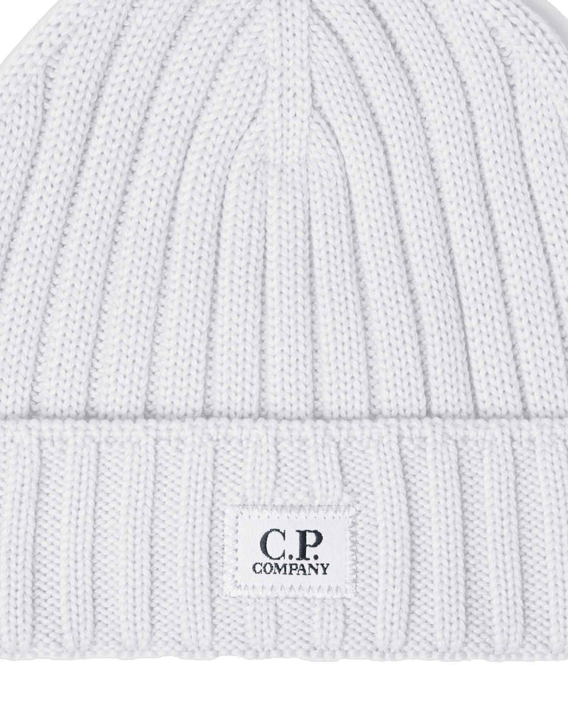 EXTRA FINE MERINO WOOL BEANIE LOGO