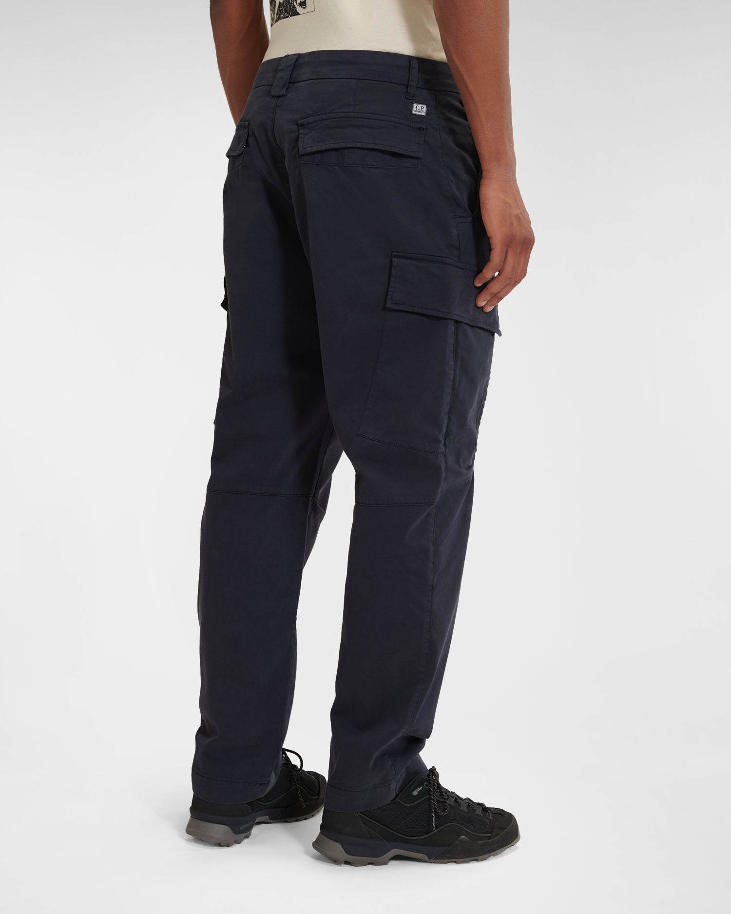 Stretch Sateen Relaxed Fit Pants