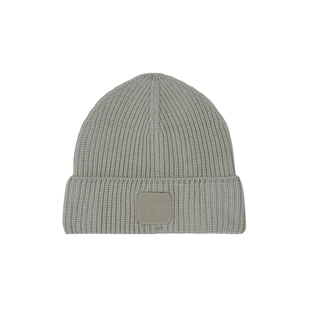 METROPOLIS SERIES MERINO WOOL LOGO BEANIE