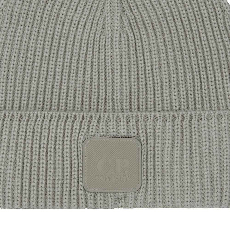 METROPOLIS SERIES MERINO WOOL LOGO BEANIE