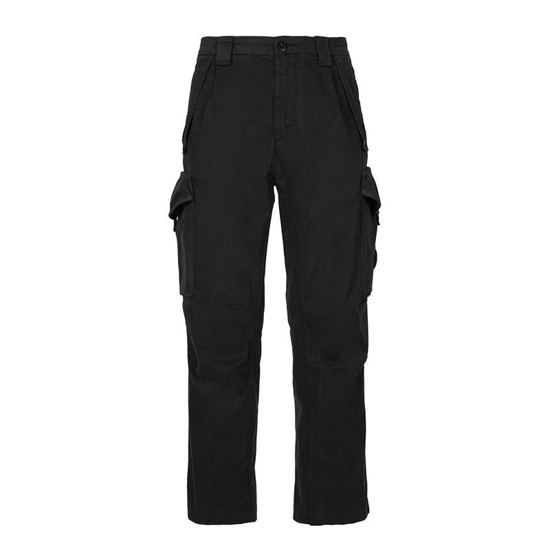 STRETCH SATEEN PANTS LOOSE FIT