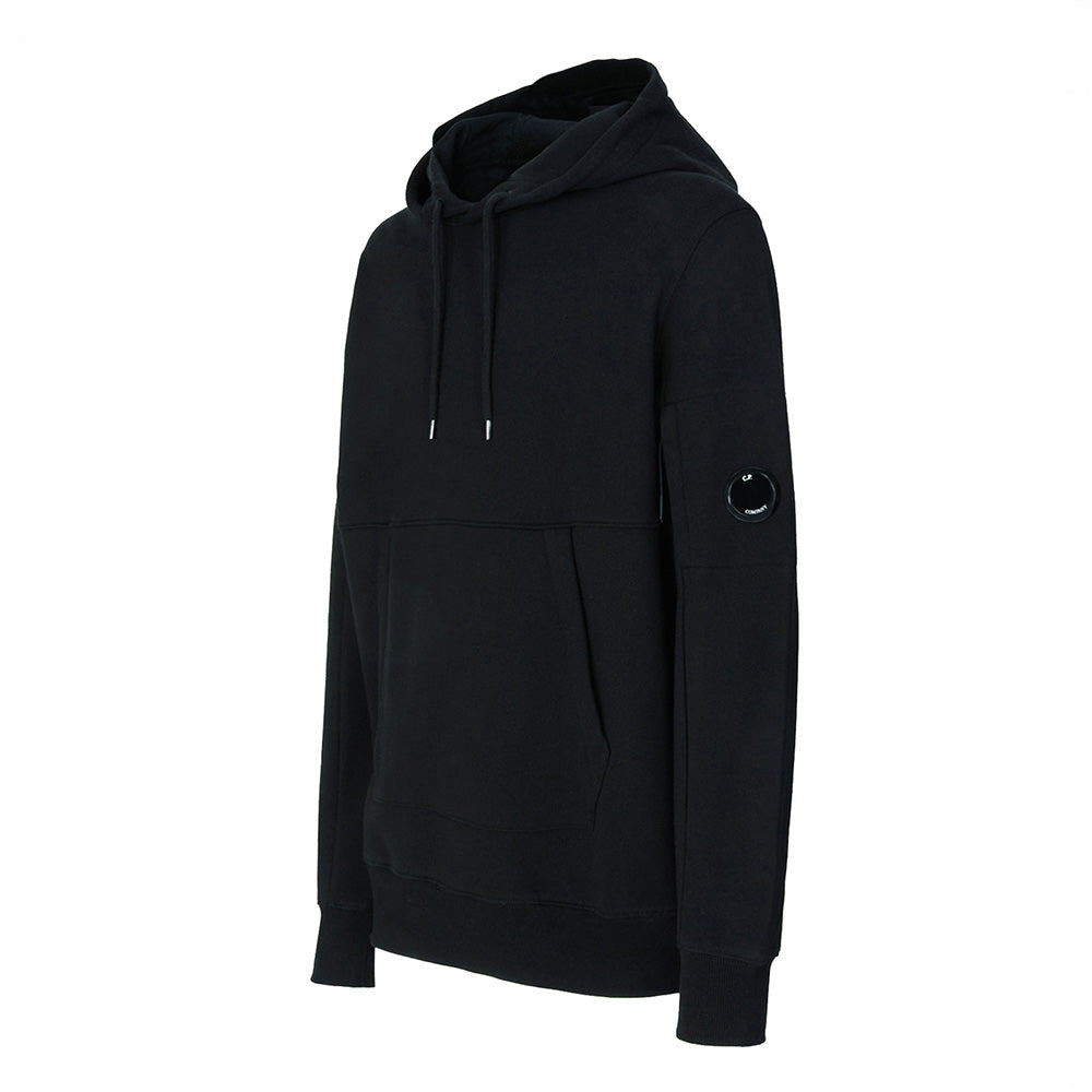 DIAGONAL RAISED FLEECE HOODIE