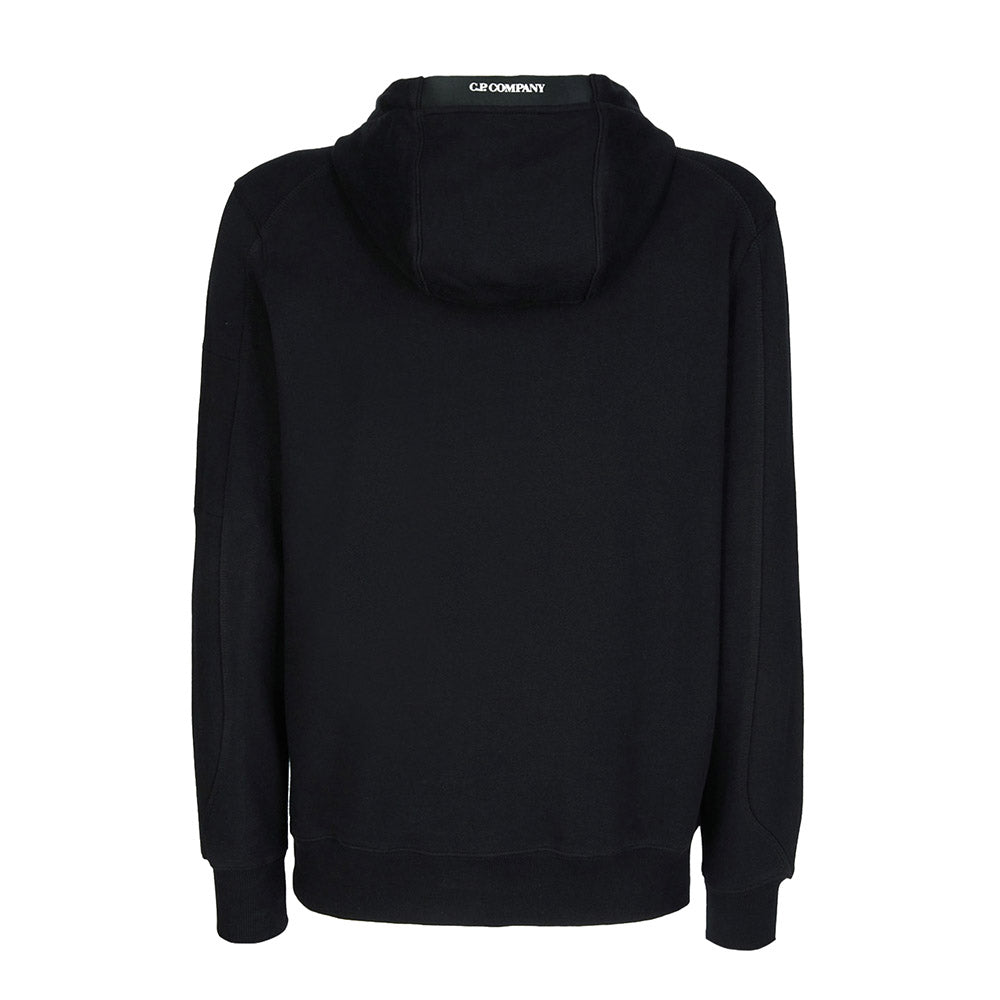 DIAGONAL RAISED FLEECE HOODIE