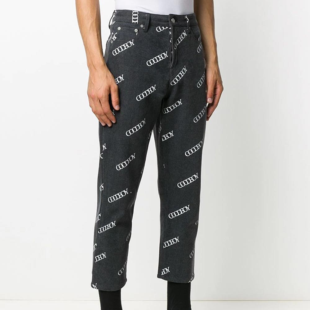 GOODBOY PRINTED DENIM PANTS