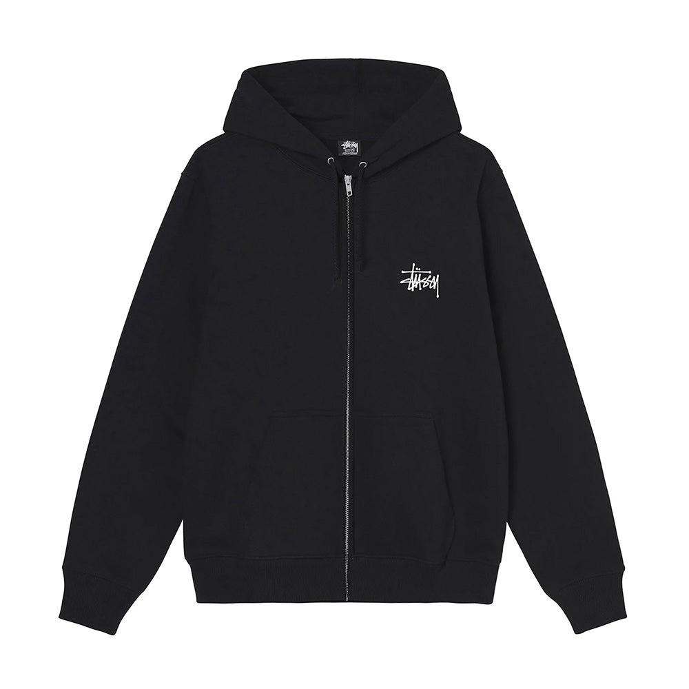 BASIC STÜSSY ZIP HOODIE