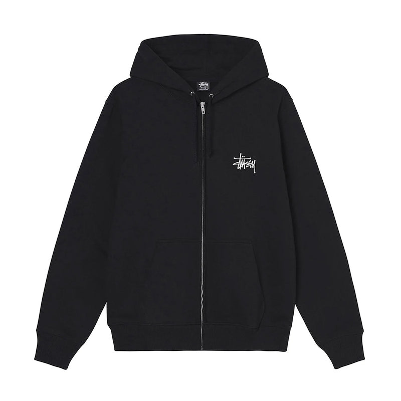 BASIC STÜSSY ZIP HOODIE