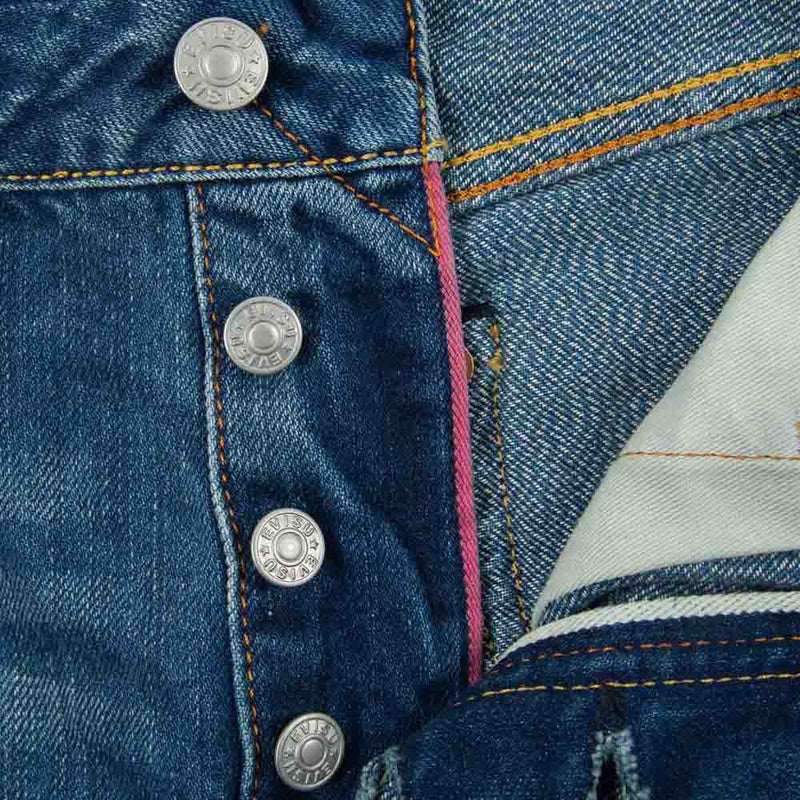 MISMATCHED KAMON PRINT SLIM FIT JEANS #2010