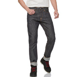 DAICOCK PRINT WITH EMBROIDERED KAMON CARROT FIT JEANS #2017