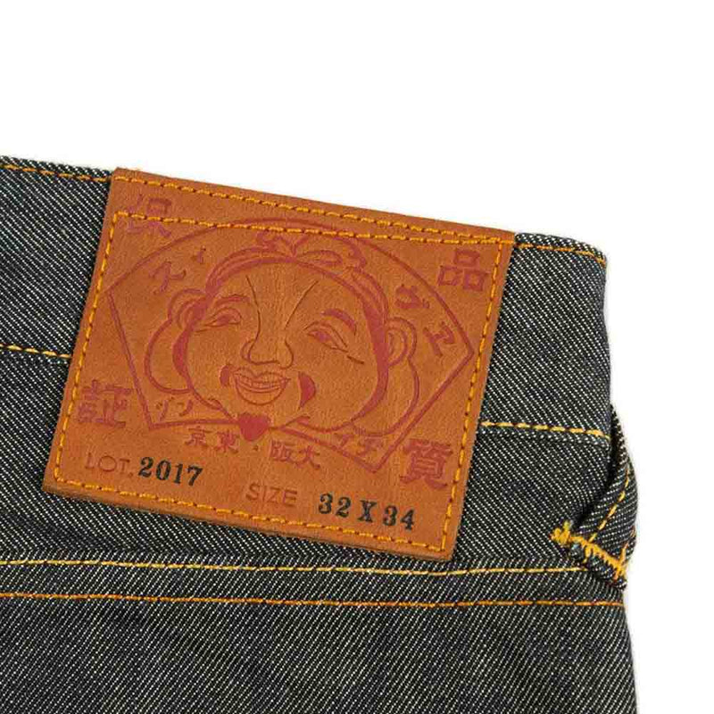 DAICOCK PRINT WITH EMBROIDERED KAMON CARROT FIT JEANS #2017