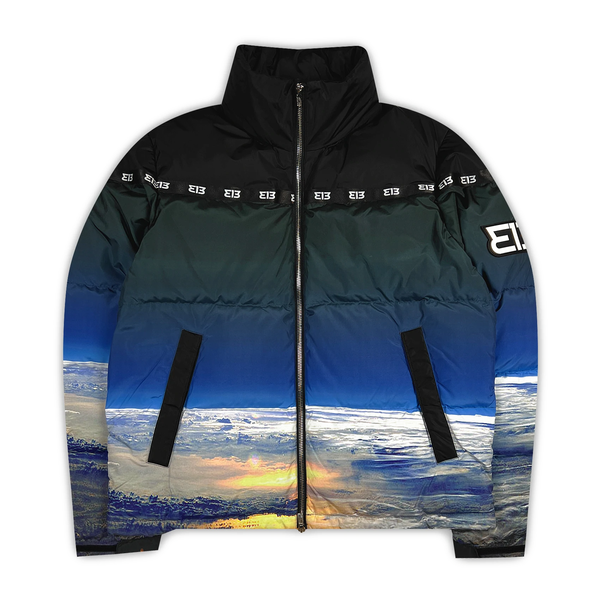 MEDIUM WEIGHT PUFFER JACKET EARTH SPACE