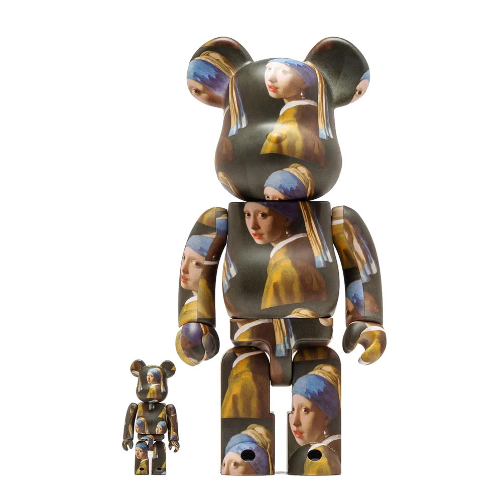 BEARBRICK 400% VERMEER GIRL WITH A PEARL EARRING 2-PACK