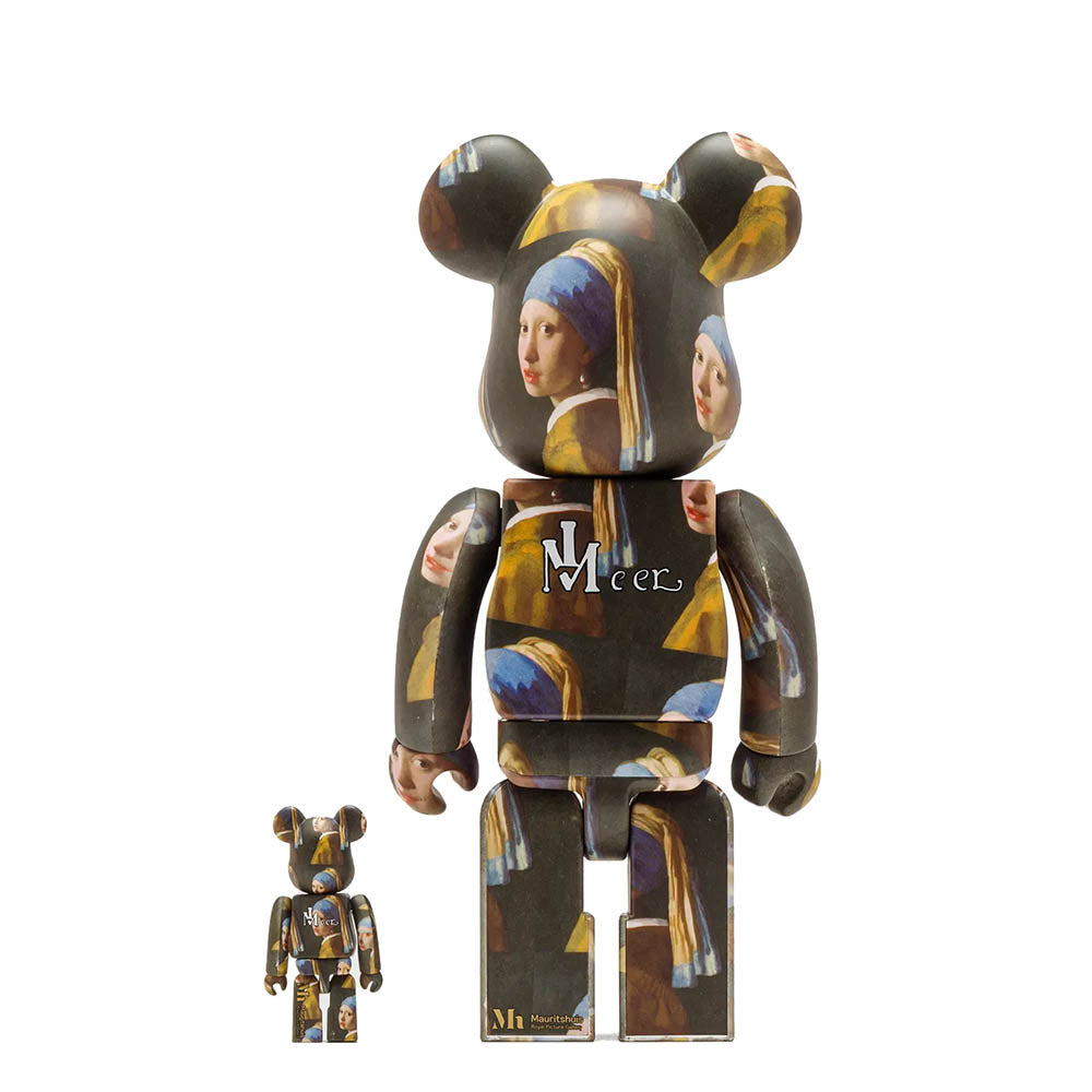 BEARBRICK 400% VERMEER GIRL WITH A PEARL EARRING 2-PACK