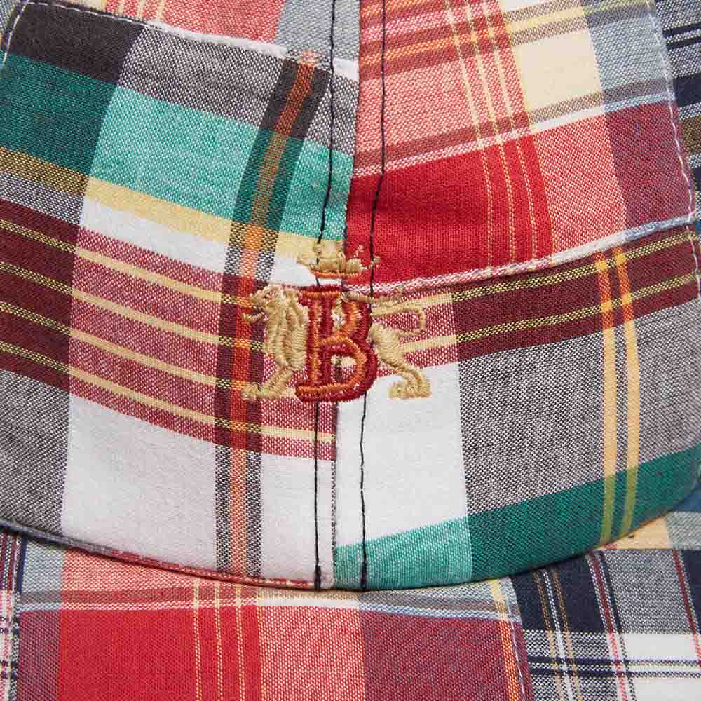 PATCHWORK MADRAS BASEBALL HAT
