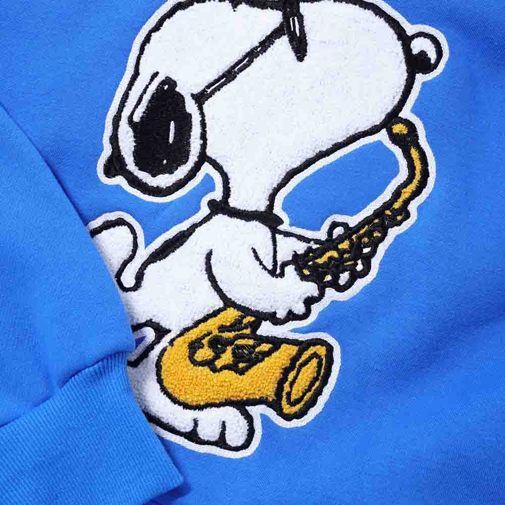 PEANUTS JAZZ CHENILLE APPLIQUE PULLOVER HOOD