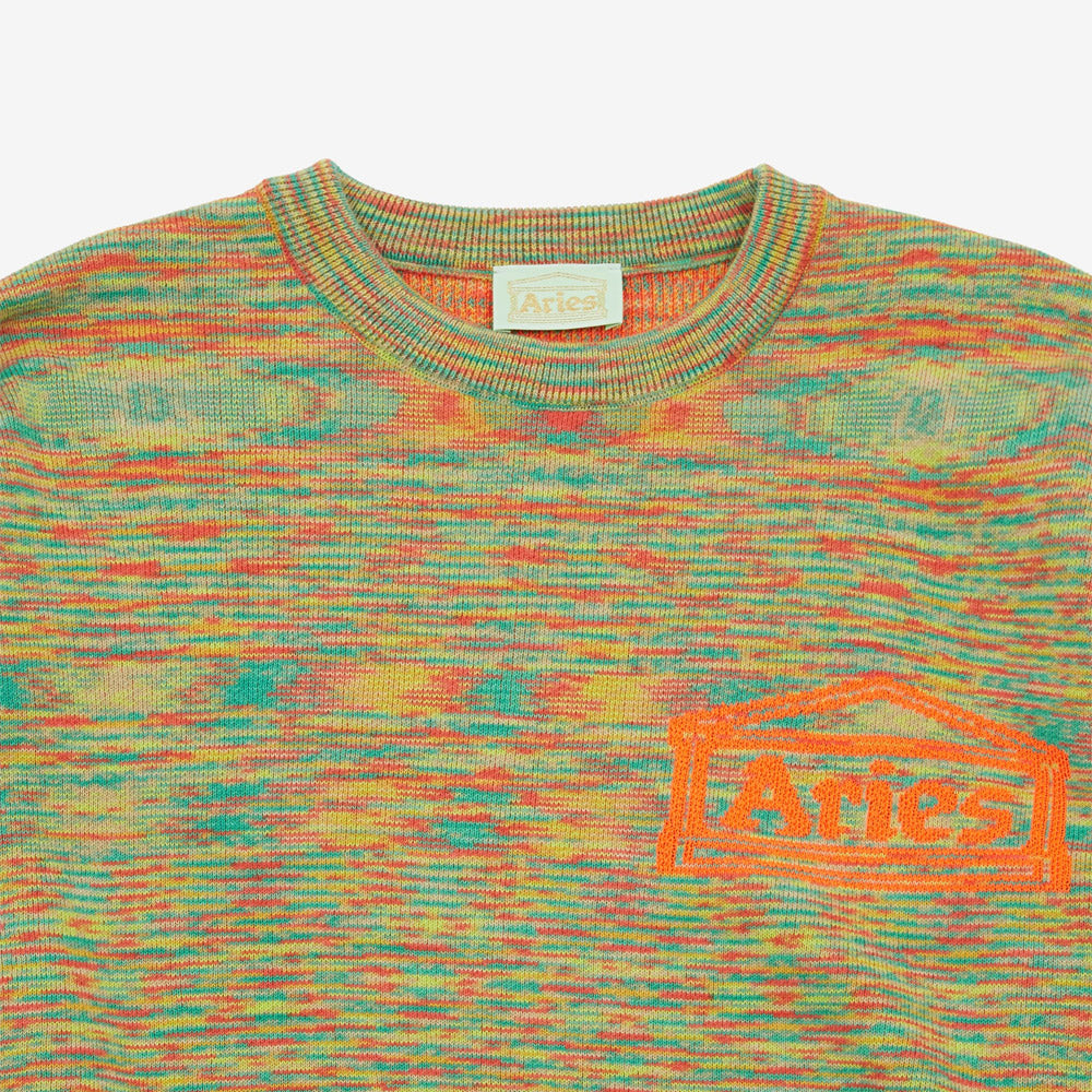 MAGIC EYE TEMPLE KNIT