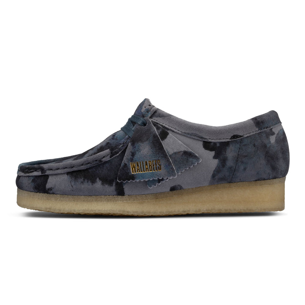 WALLABEE BOOTS BLUE CAMO